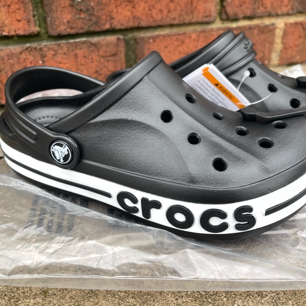 New Crocs Kids’ Bayaband Clog Classic Black
